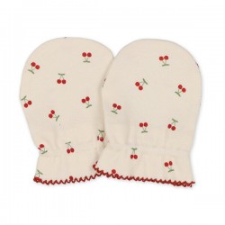 Nishimatsuya Baby Smooth Mittens Cherry 3sets (Official Goods)