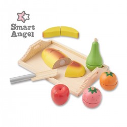 日本西松屋Smart Angel 木製砌水果玩具 (香港行貨)