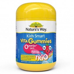 Nature's Way Kids Smart Vita Gummies Omega 3 Fish Oil 60 Gummies