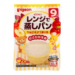 日本Pigeon貝親 DIY蒸煮蛋糕 蘋果蕃薯味 42g (21g x 2包) 9M+