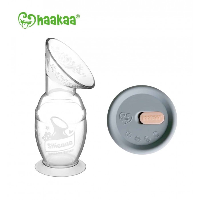 haakaa 矽膠吸奶器/集乳器 連防漏防塵蓋套裝 150ml (第二代) 原裝行貨