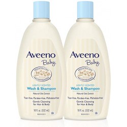 Aveeno Baby Wash & Shampoo Twin Pack (532ml x 2pcs)