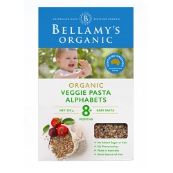 Bellamy's Organic Veggie Alpha Pasta 200g 8M+