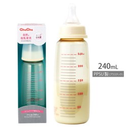 ChuChu Slim Type PPSU Feeding Bottle (With Super Cross Cut Silicone Teat) 150ml