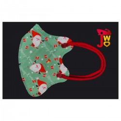 JWo 聖誕老人立體口罩 Butterfly XM (3Y+) (10 個裝)