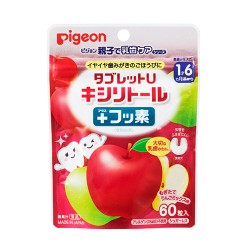 Pigeon Tablet U xylitol + fluorine picked apple mix flavor 60 tablets