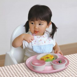 迪士尼米奇兒童食物碟套裝 12m+ 日本製 藍色