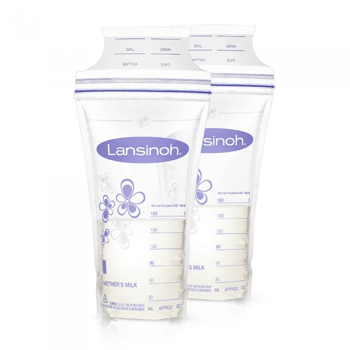 美國Lansinoh 母乳儲奶袋 180ml (100個裝)