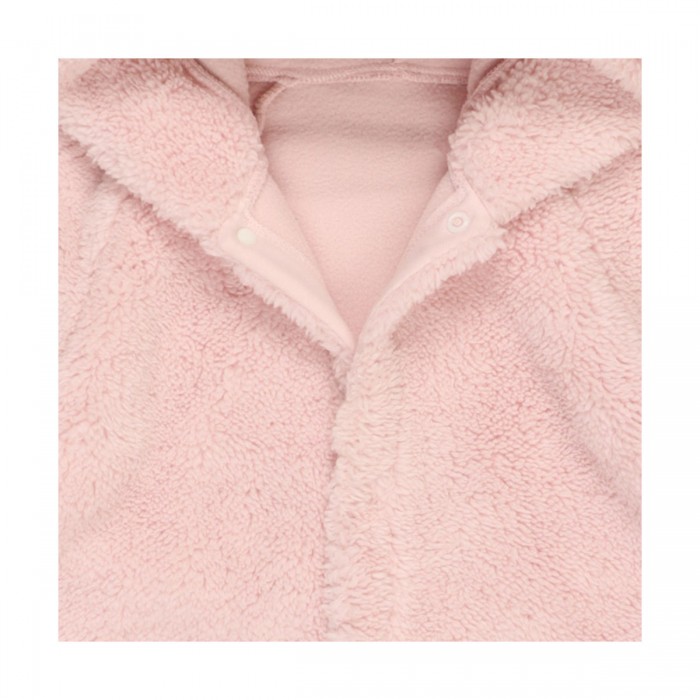 Nishimatsuya Baby long sleeve Fleece Cold-proof Jumpsuit bunny shape (50-70cm) (Official Goods)