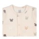 Nishimatsuya Baby long sleeve bodysuit Rabbit pattern (60-70, 70-80cm) (Official Goods)
