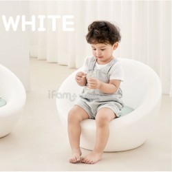 iFam Easy Doing Kids Sofa (White/Gray)